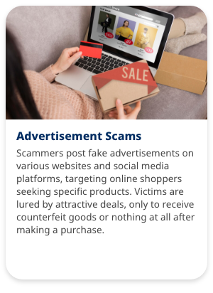 Advertisement Scams