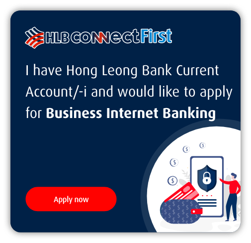 Apply business internet banking