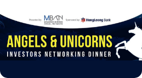Privilege to Pitch at the Angels & Unicorns Dinner