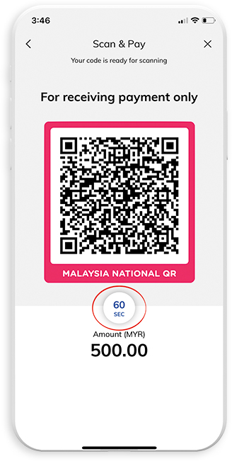 unable to share qr 2
