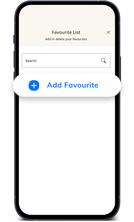 Add favourites