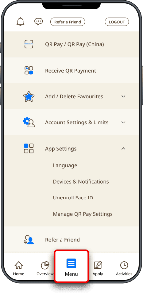 Enable UnionPay QR Step 2
