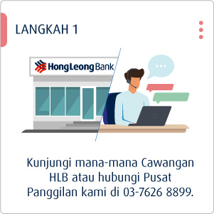 Langkah 1 Kunjungi mana-mana Cawangan