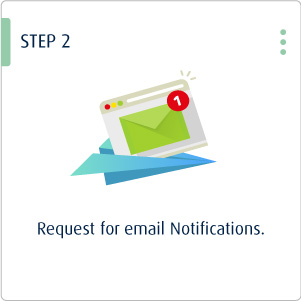 Request for email Notifications