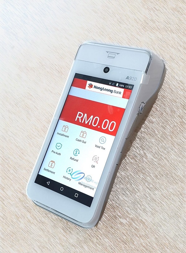 Hong Leong Bank ALL-IN-ONE SMART POINT-OF-SALES PAYMENT TERMINAL 