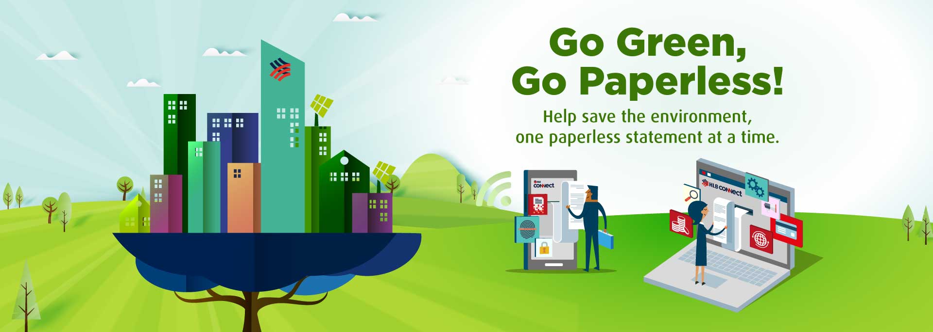 Let's go green & go paperless!