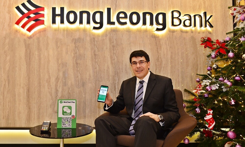 hong leong bank enables merchants to accept wechat in malaysia