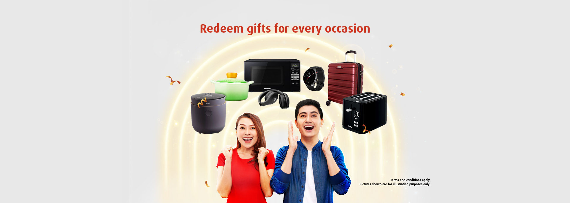 Redeem gifts for every occasion