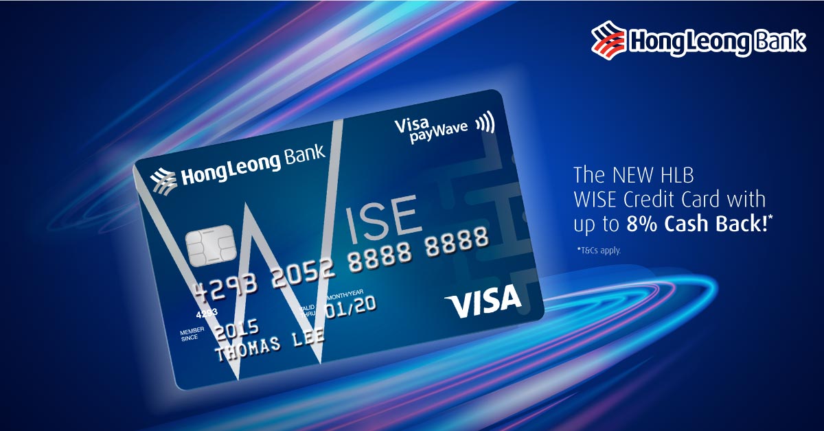 Cash Back Credit Card - Wise Card  Hong Leong Bank