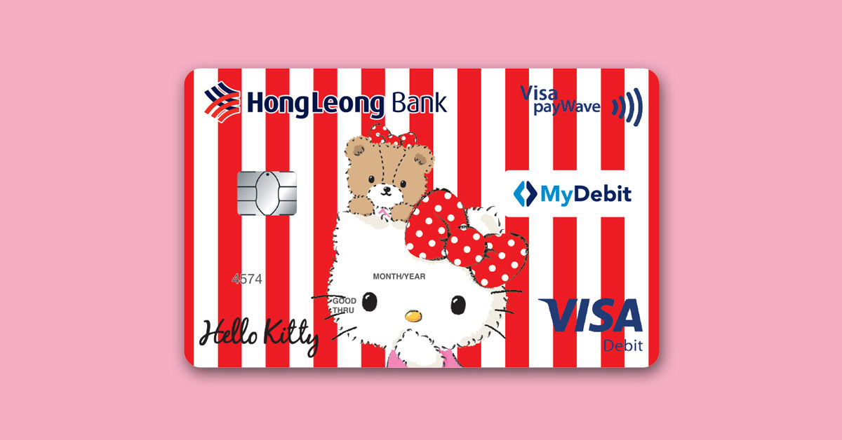 Hello Kitty Visa Debit Card Hong Leong