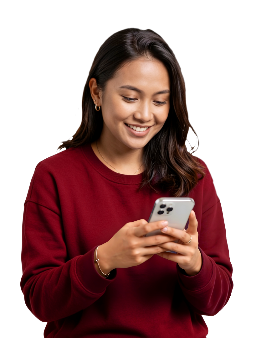HLB personal banking customer using mobile banking