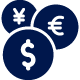 Save in MYR and 21 currencies