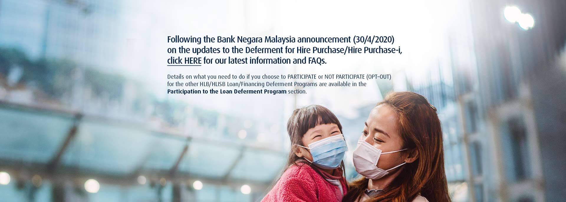 Hong Leong Bank - Covid-19 Announcements and Information