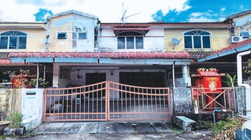 TERRACE HOUSE - 2 STOREY auction NO. 17, JALAN TAMAN MERU 9, TAMAN MERU 2B, 30020 IPOH, PERAK