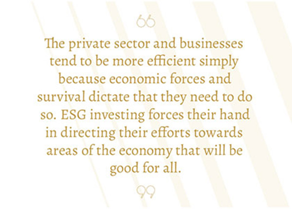 The private sector