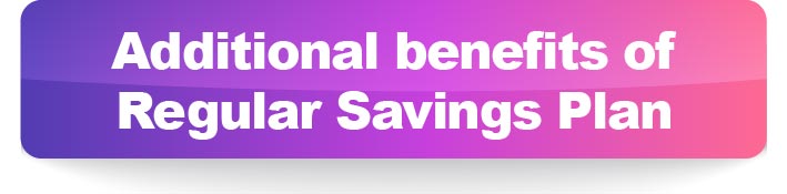 Regular savings plan