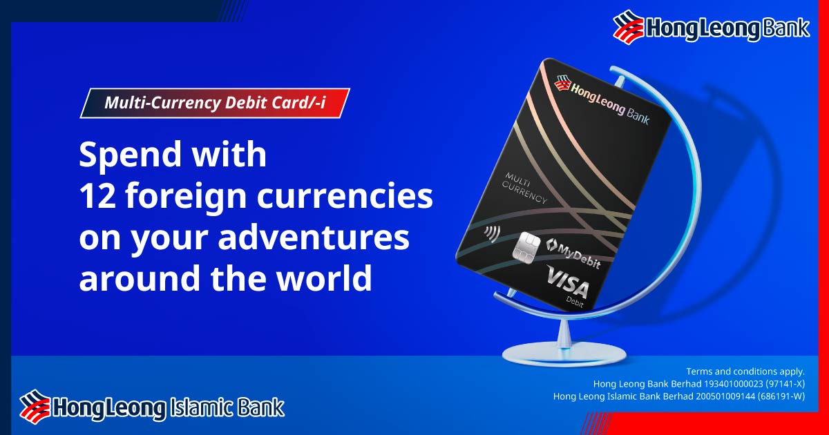 Hong Leong Bank Malaysia MultiCurrency Debit Card