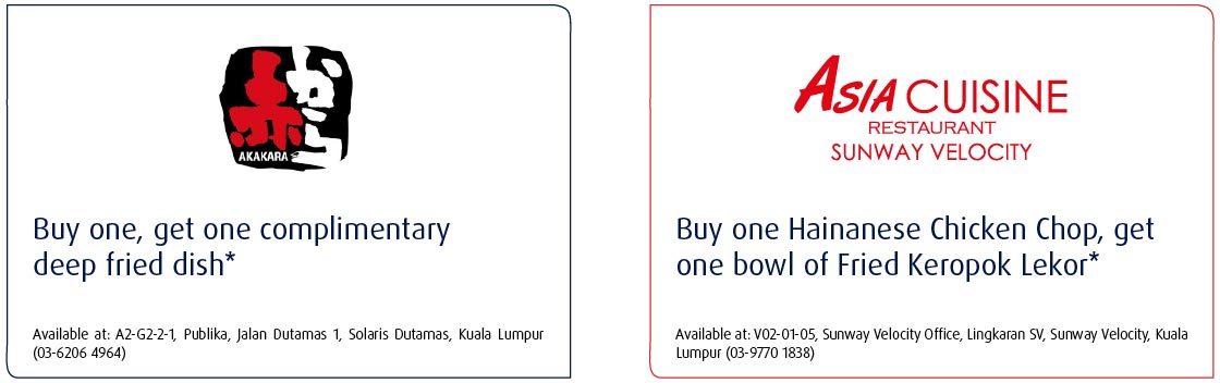 Akakara & Asia Cuisine promotion
