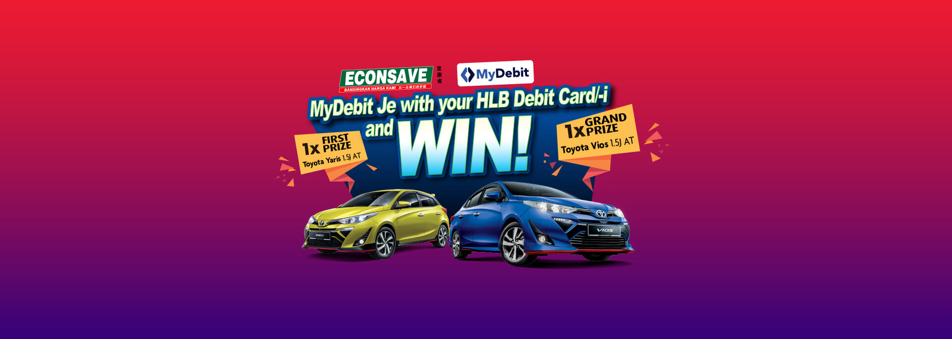 Promotions Stand To Win A Toyota Vios At Econsave