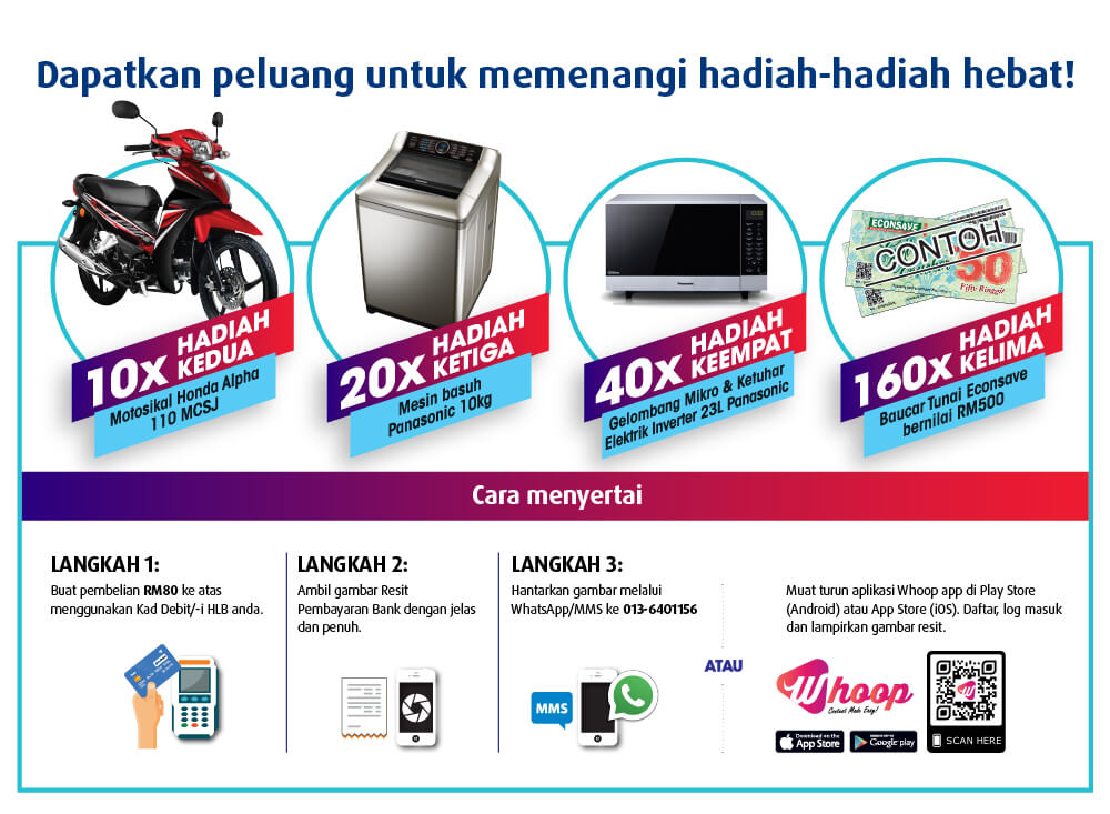 Dapatkan peluang untuk memenangi hadiah-hadiah hebat!