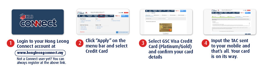 Apply GSC card connect