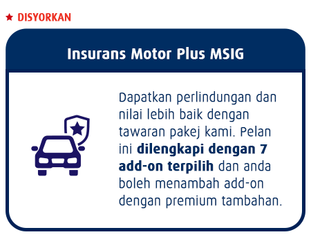 insurans motor plus msig