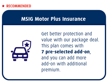 MSIG Motor Plus Insurance