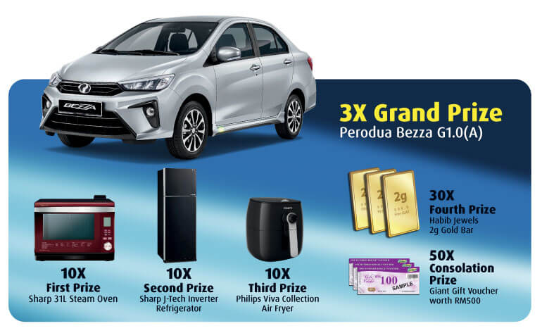 Promotions Stand to win great prizes at Giant Promotions Stand to win great prizes at Giant