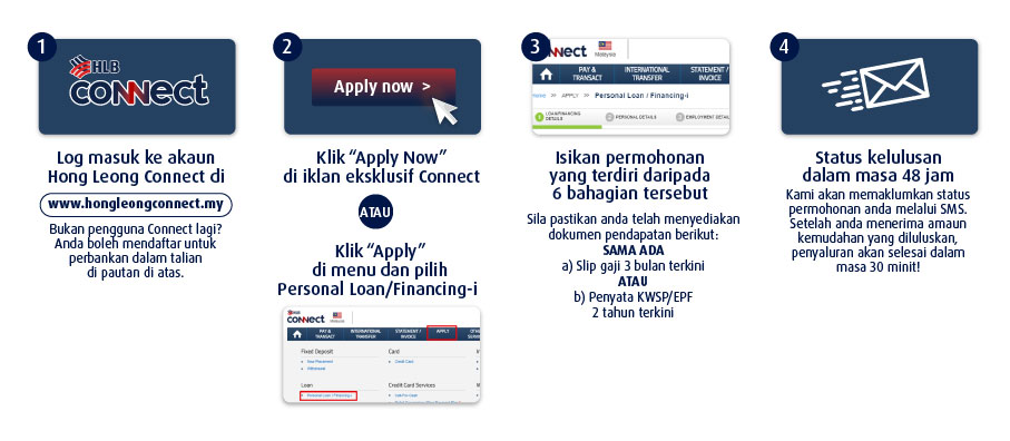 how to apply via connect