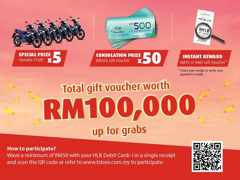 Total gift voucher up for grabs