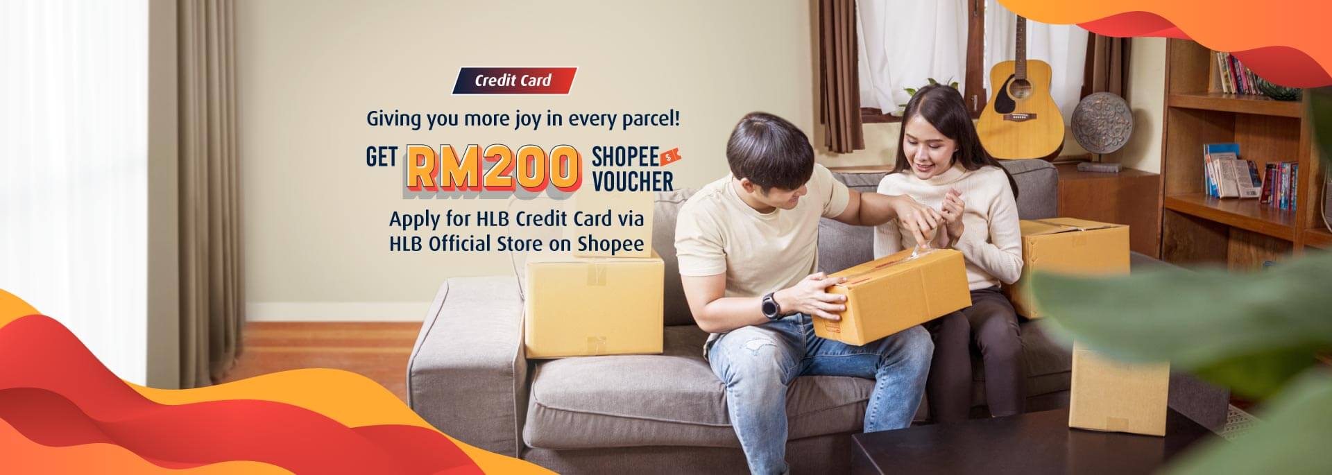 Apply for HLB Credit Card via HLB Official Store on Shopee