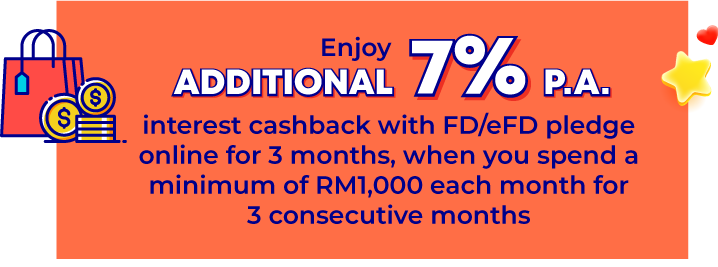 enjoy additional 7% p.a.