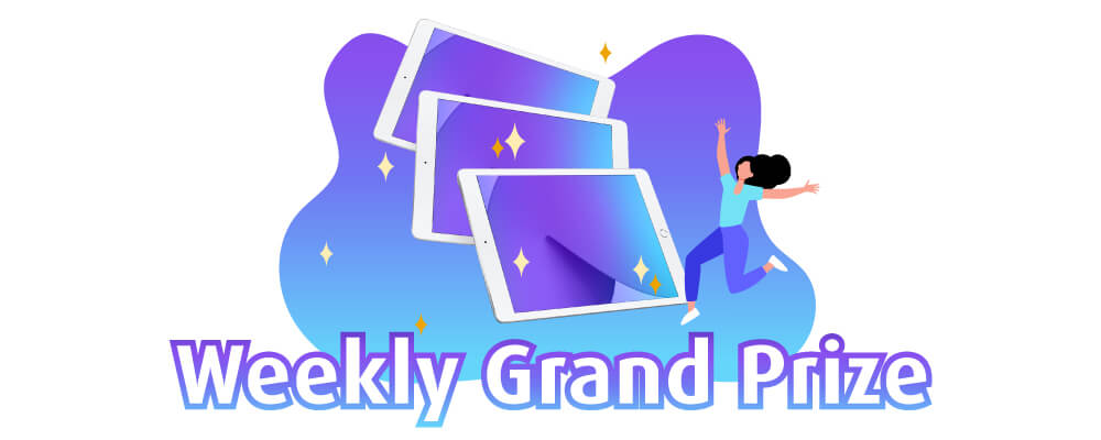 weekly grand prize