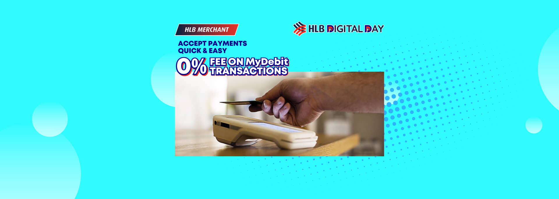 Accept payments quick easy 0% fee on MyDebit transactions