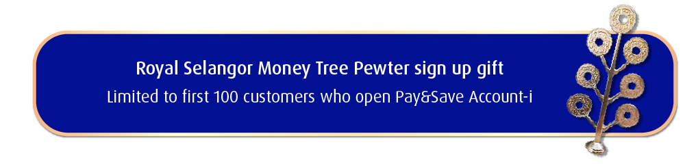 Royal Selangor Money Tree Pewter sign up gift