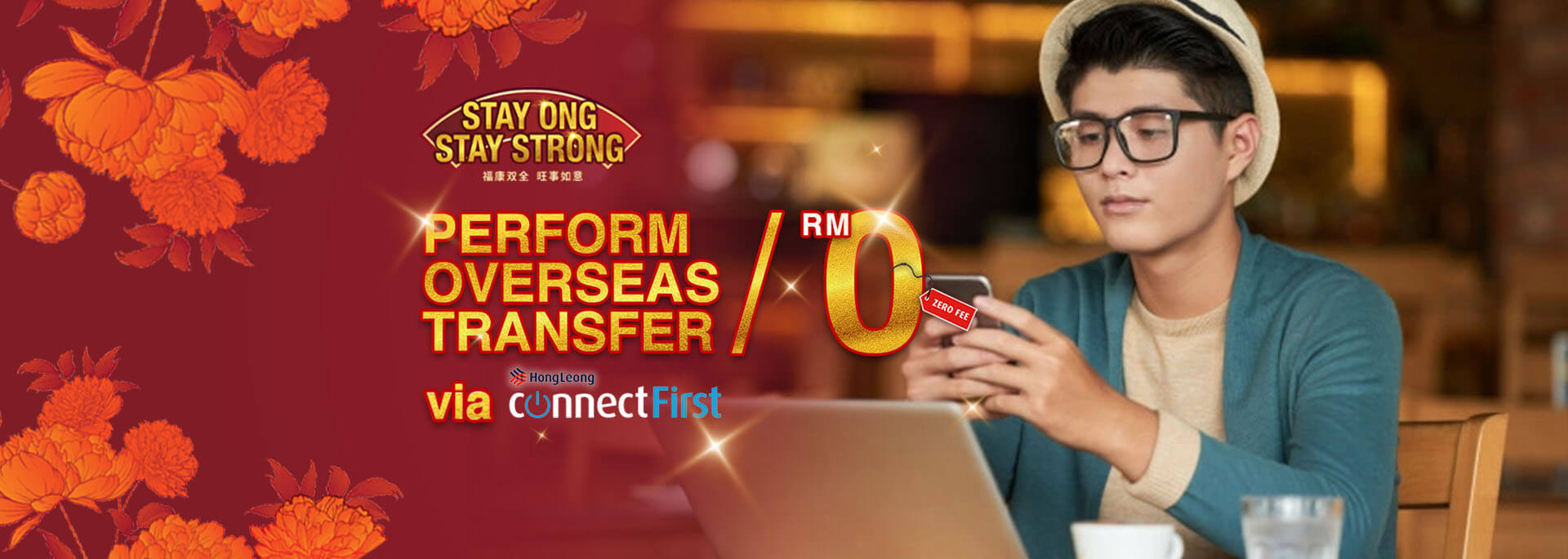 Foreign Telegraphic Transfers at RM0 fee