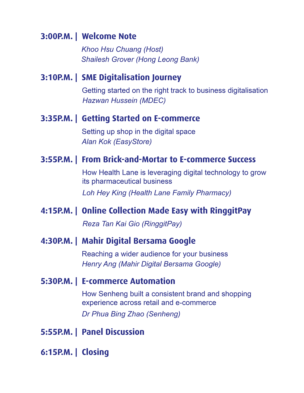 agenda