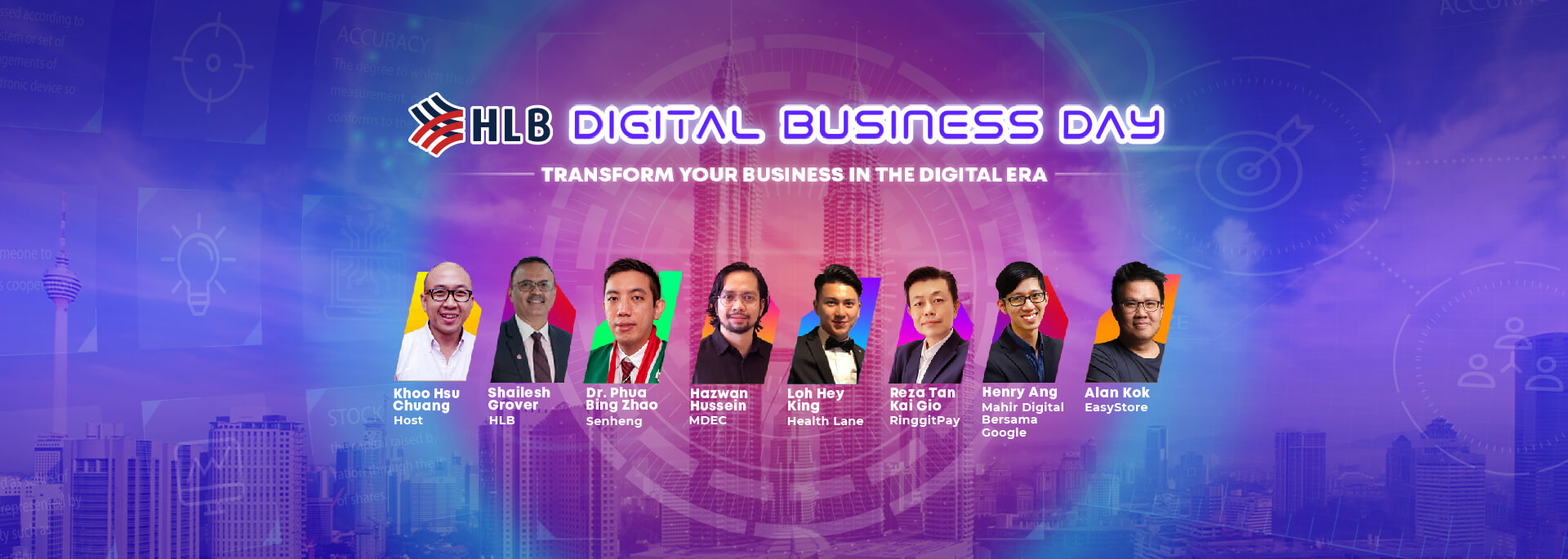 digital business day banner