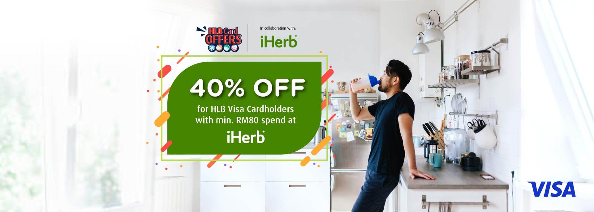Here’s a fit tip for you: Shop at iHerb with your HLB Visa Card to enjoy extra savings! 
