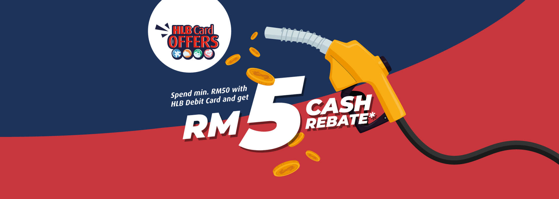 Fuel up now at Shell with your HLB Debit Card and get Cash Rebate