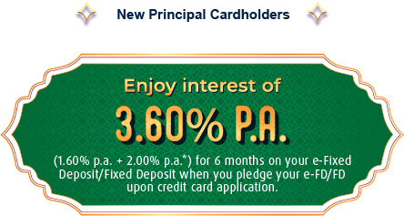 Enjoy interest 3.60% p.a.