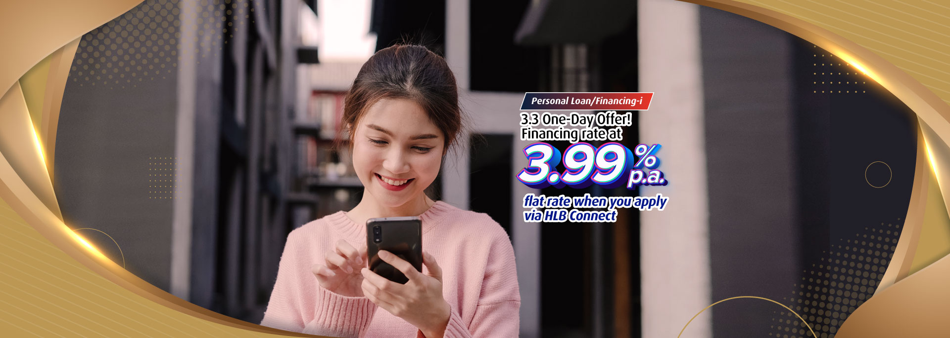 3.3 One-day promo at 3.99% p.a.