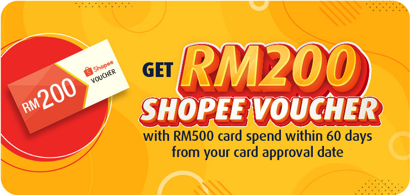 Get RM200 Shopee voucher