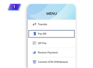 step to make a bill payment