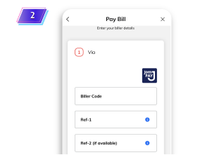 step to make a bill payment