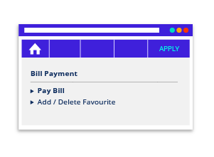 step to make a bill payment