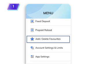 step to add your favourite billers