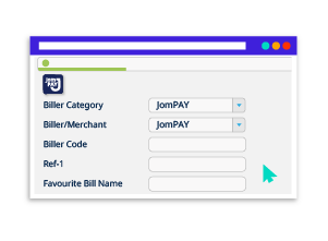 step to add your favourite billers