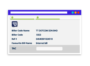 step to add your favourite billers