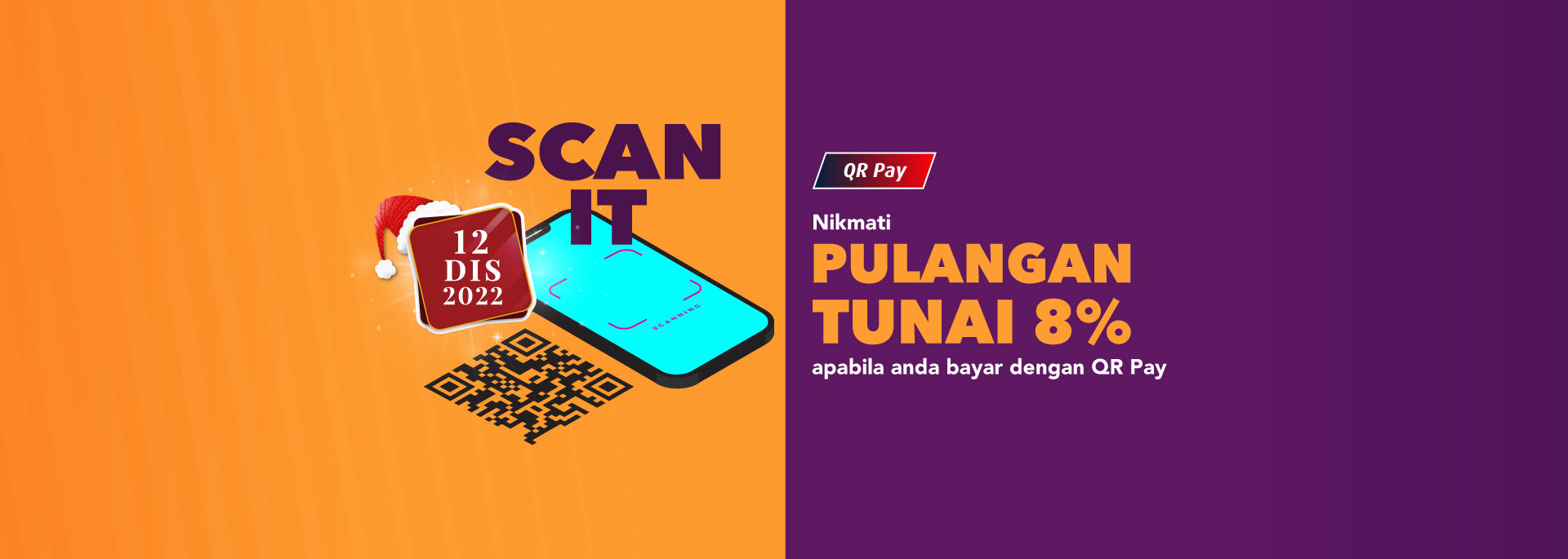 Imbas dan bayar dengan Aplikasi Connect dan nikmati Pulangan Tunai setiap kali anda bayar!